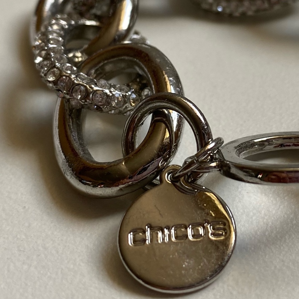 Silver Rhinestone bracelet - Picture 3 of 3